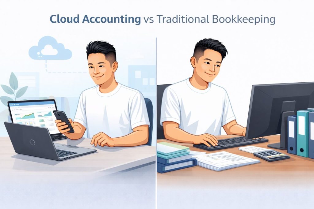 Cloud Accounting vs Traditional Bookkeeping
